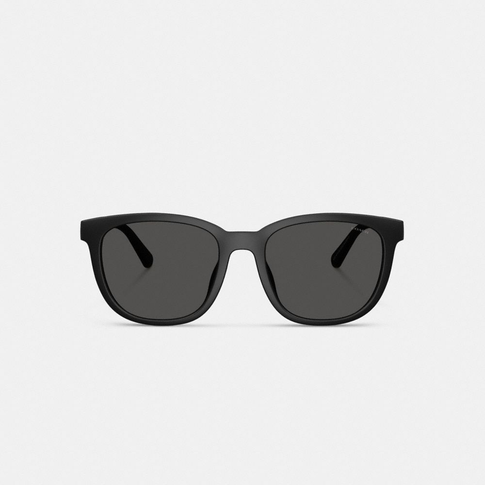 Coach Textured Square Sunglasses In Black