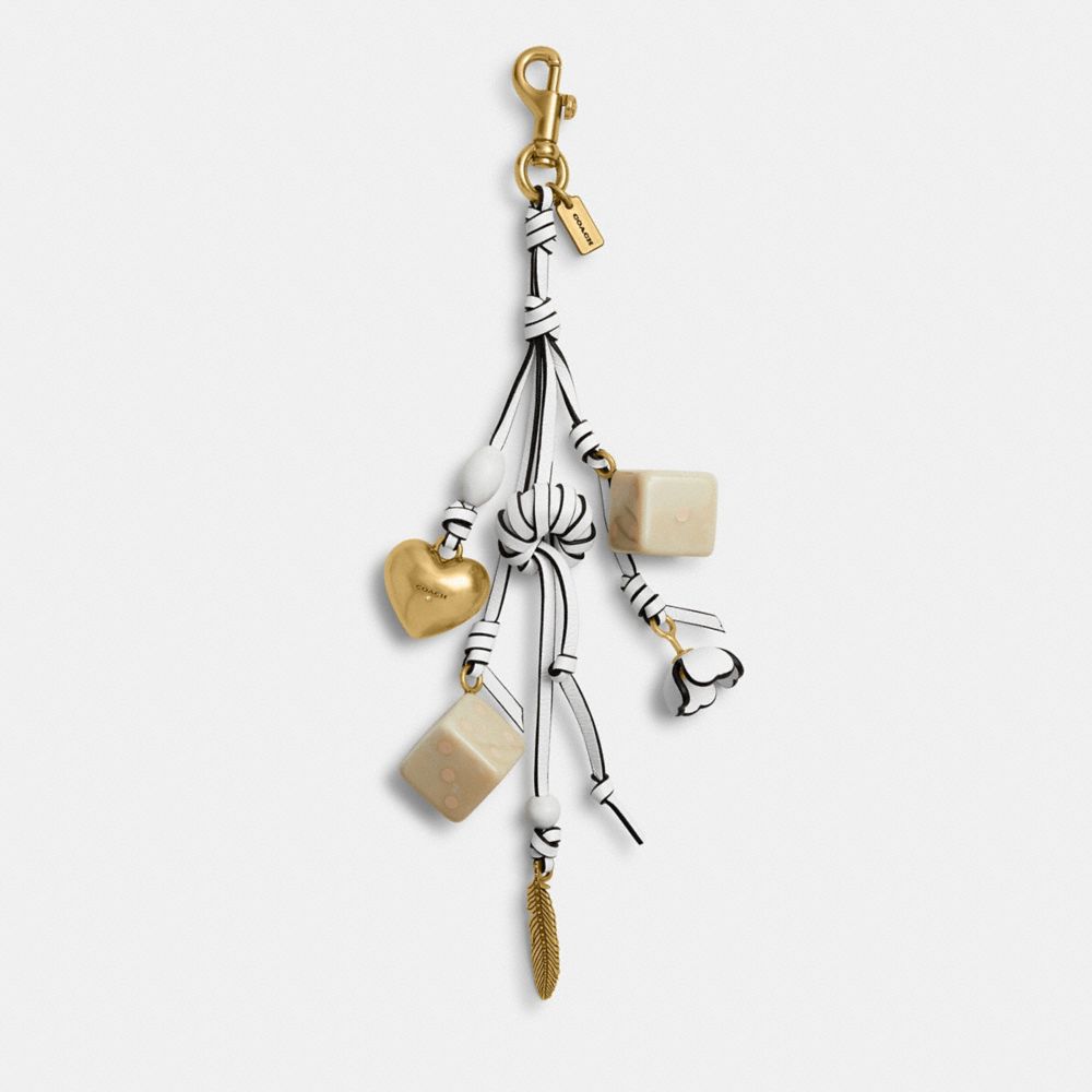 COACH CLUSTER DICE BAG CHARM 