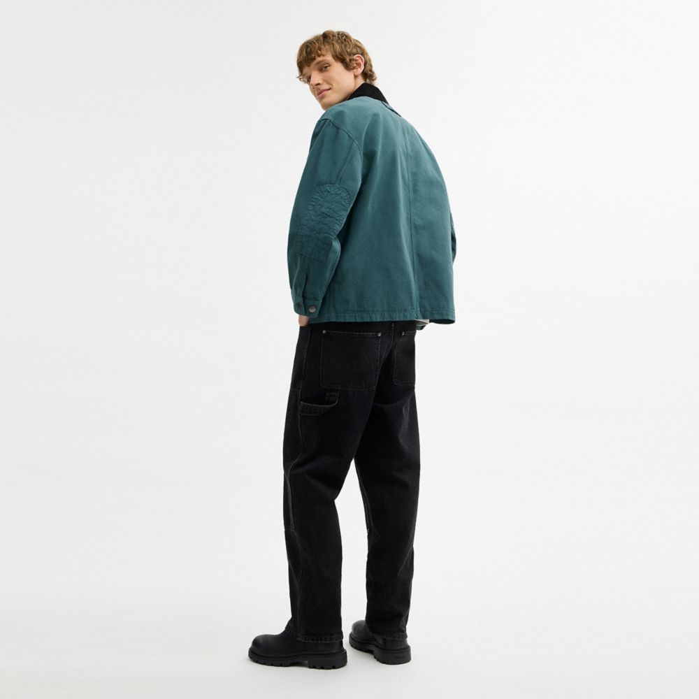 COACH®,MANTEAU CHORE,Sarcelle délavé,Scale View