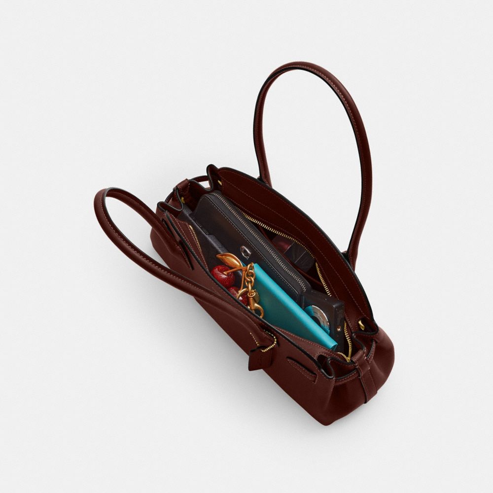 COACH®,Runway Empire Carryall Bag 34,,Inside View,Top View
