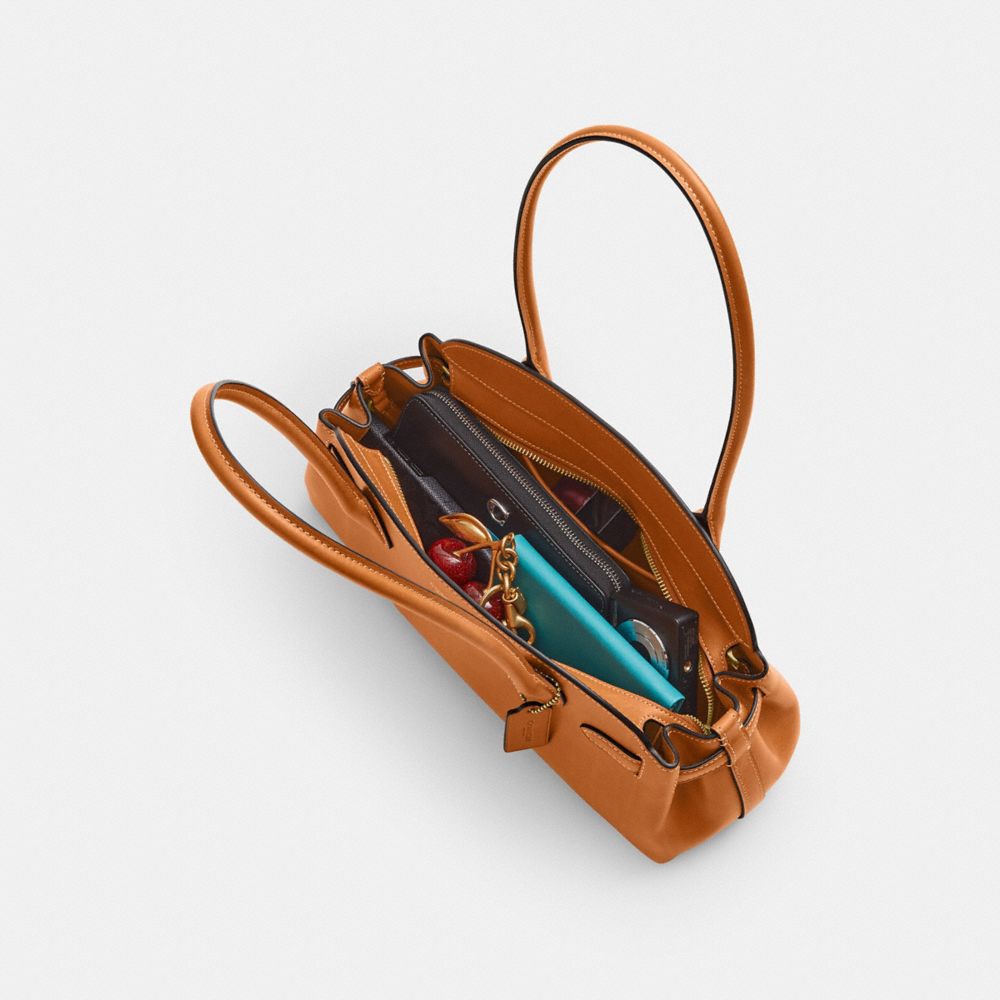 COACH®,Runway Empire Carryall Bag 34,,Inside View,Top View