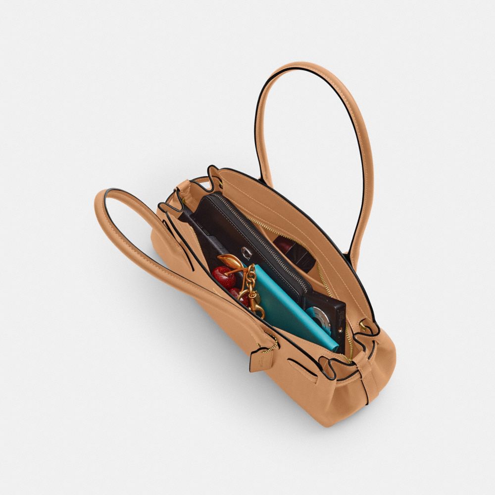 COACH®,Runway Empire Carryall Bag 34,,Inside View,Top View