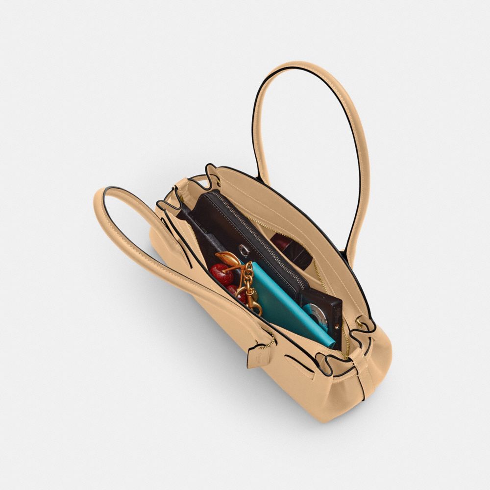 COACH®,Runway Empire Carryall Bag 34,,Inside View,Top View