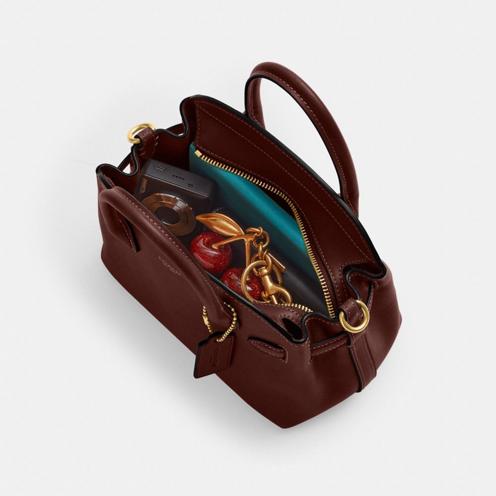 COACH®,Runway Empire Carryall Bag 21,,Inside View,Top View