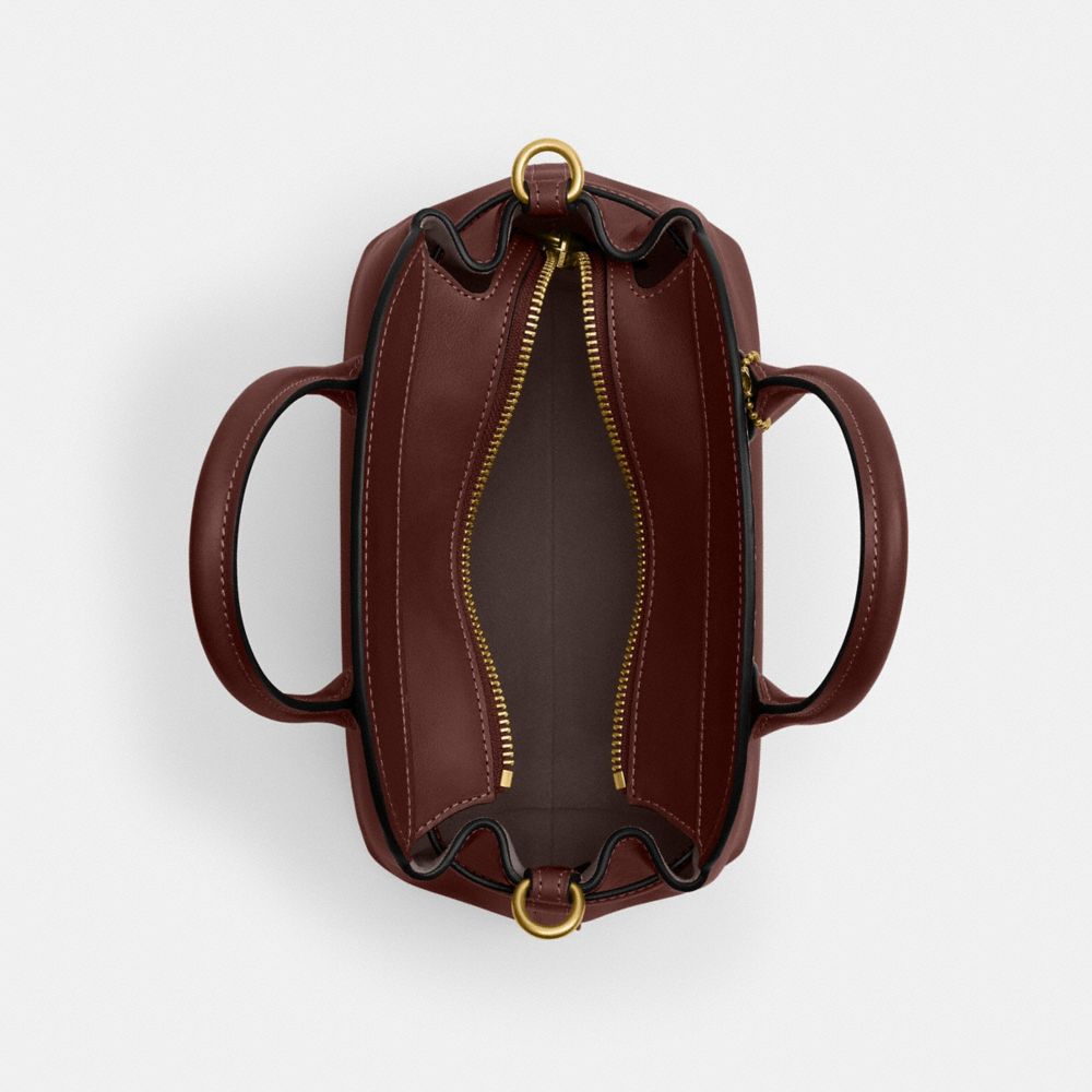 COACH®,Runway Empire Carryall Bag 21,,Inside View,Top View