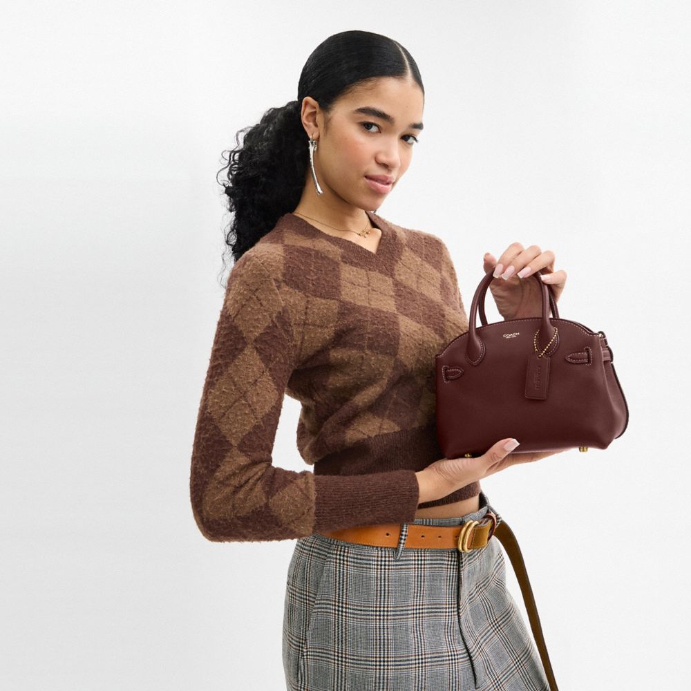 COACH®,Runway Empire Carryall Bag 21,,Detail View