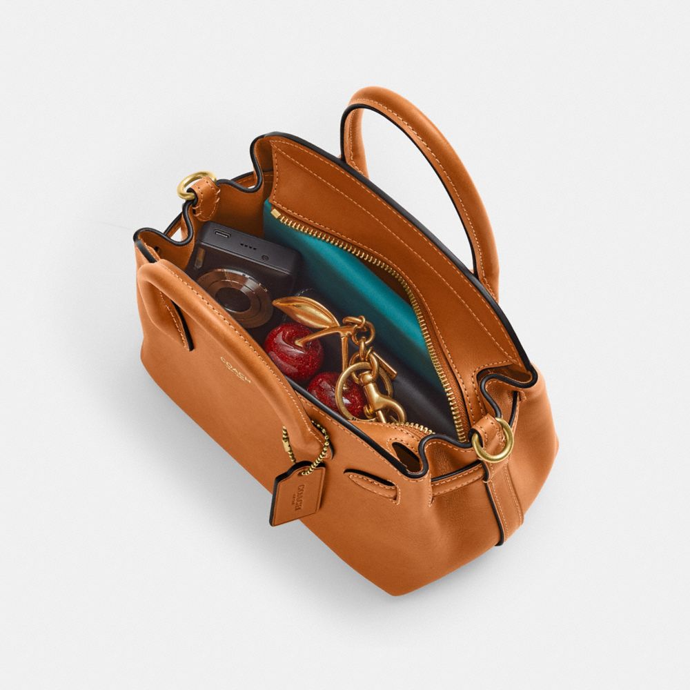 COACH®,Runway Empire Carryall Bag 21,,Inside View,Top View