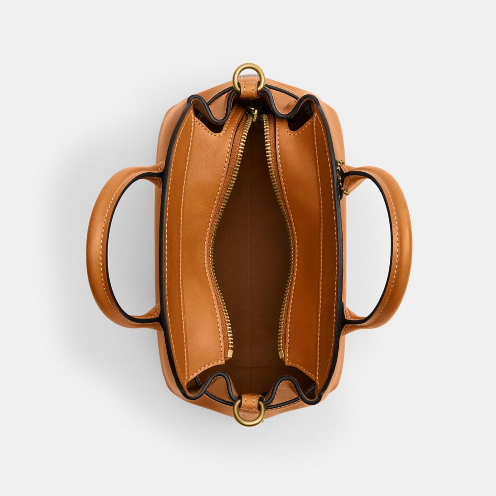COACH®,Runway Empire Carryall Bag 21,,Inside View,Top View