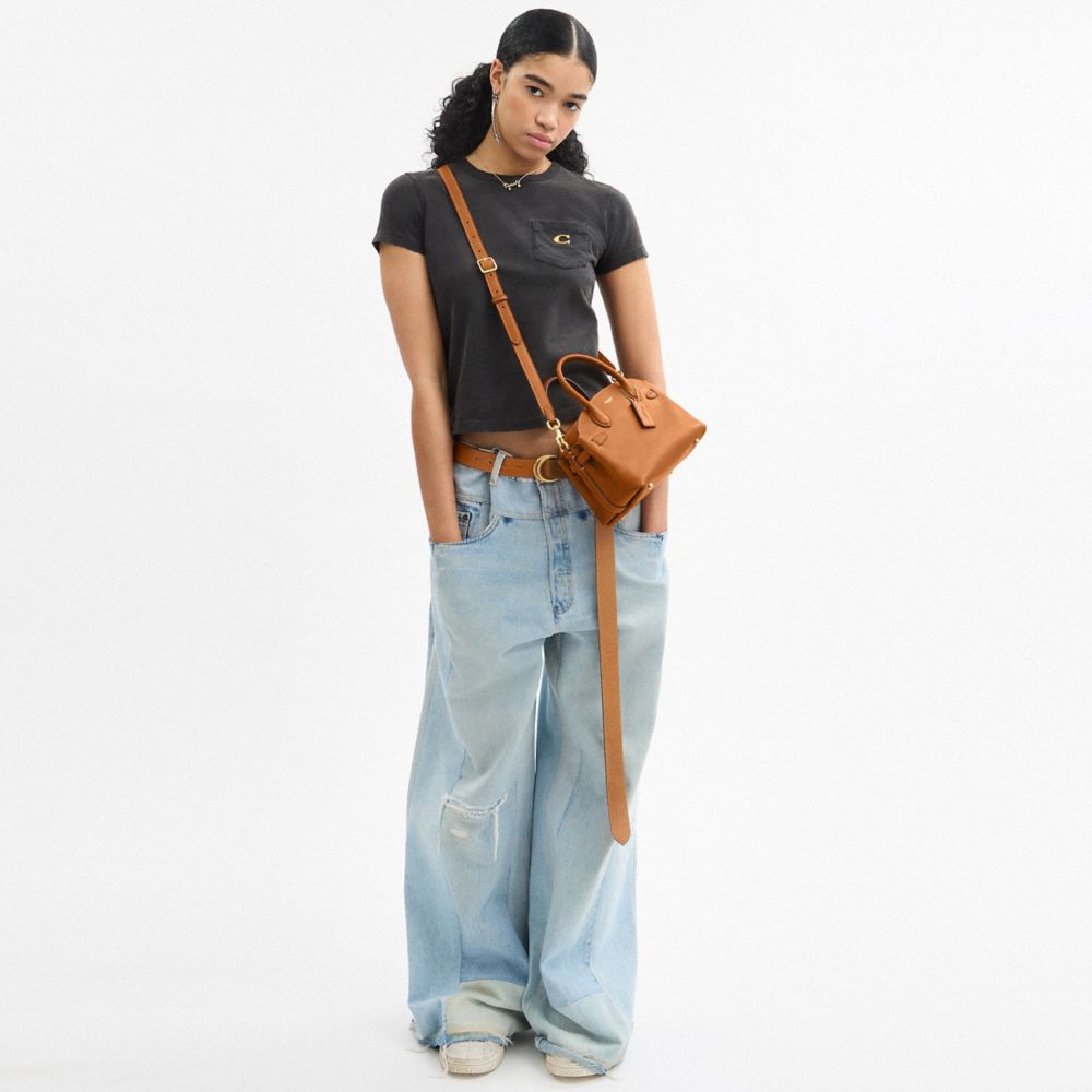 COACH®,Runway Empire Carryall Bag 21,,Detail View