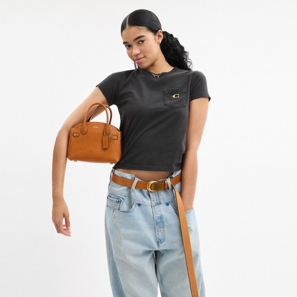 COACH®,Runway Empire Carryall Bag 21,,Detail View