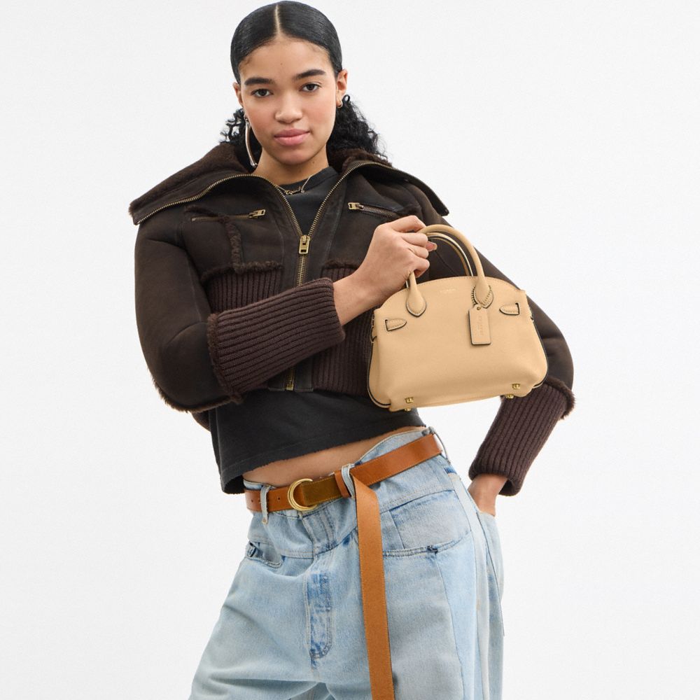 COACH®,Runway Empire Carryall Bag 21,,Detail View