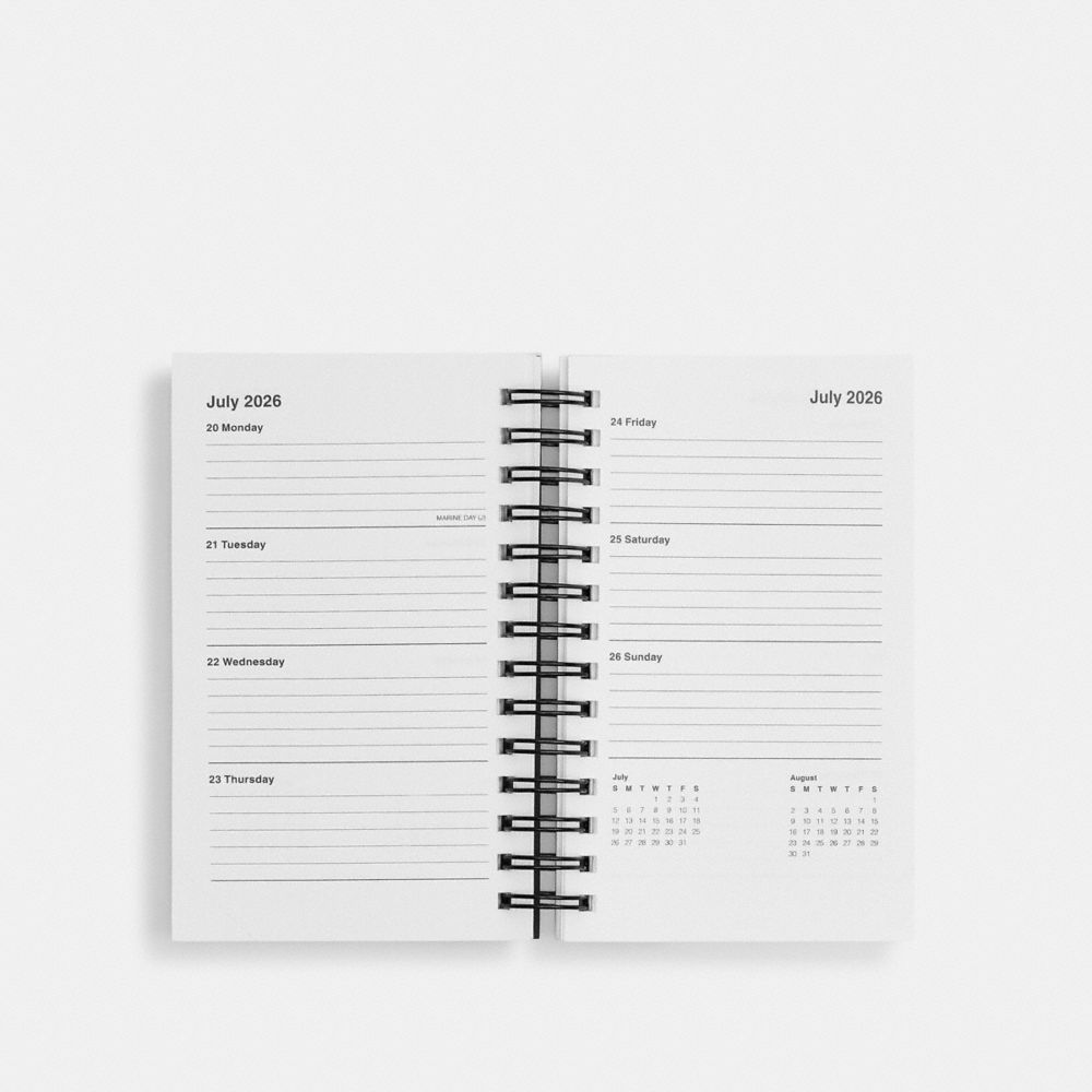 Женские аксессуары Coach 2025 - 2026 3 X5 Spiral Diary Book — фото 2