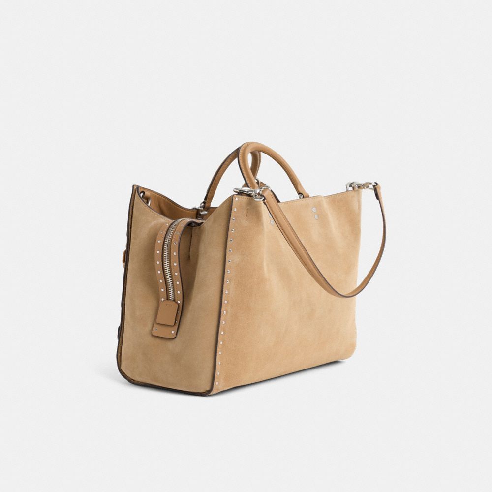 COACH®,Upcrafted Rogue Bag 39 With Rivets,,Angle View