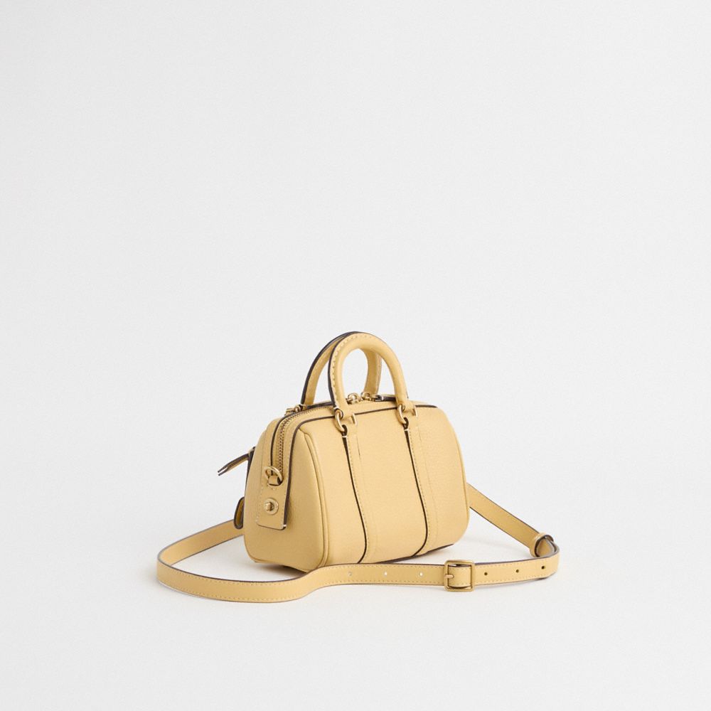 COACH®,Upcrafted Ruby Satchel 18,,Angle View