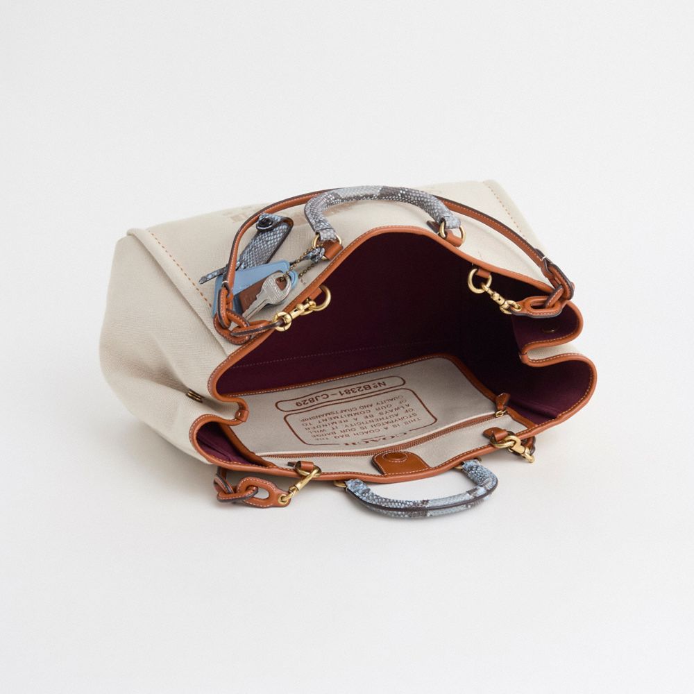COACH®,Upcrafted Reese Tote,,Inside View,Top View