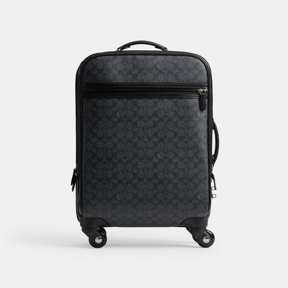 Coach Wheeled Carry On In Signature Canvas