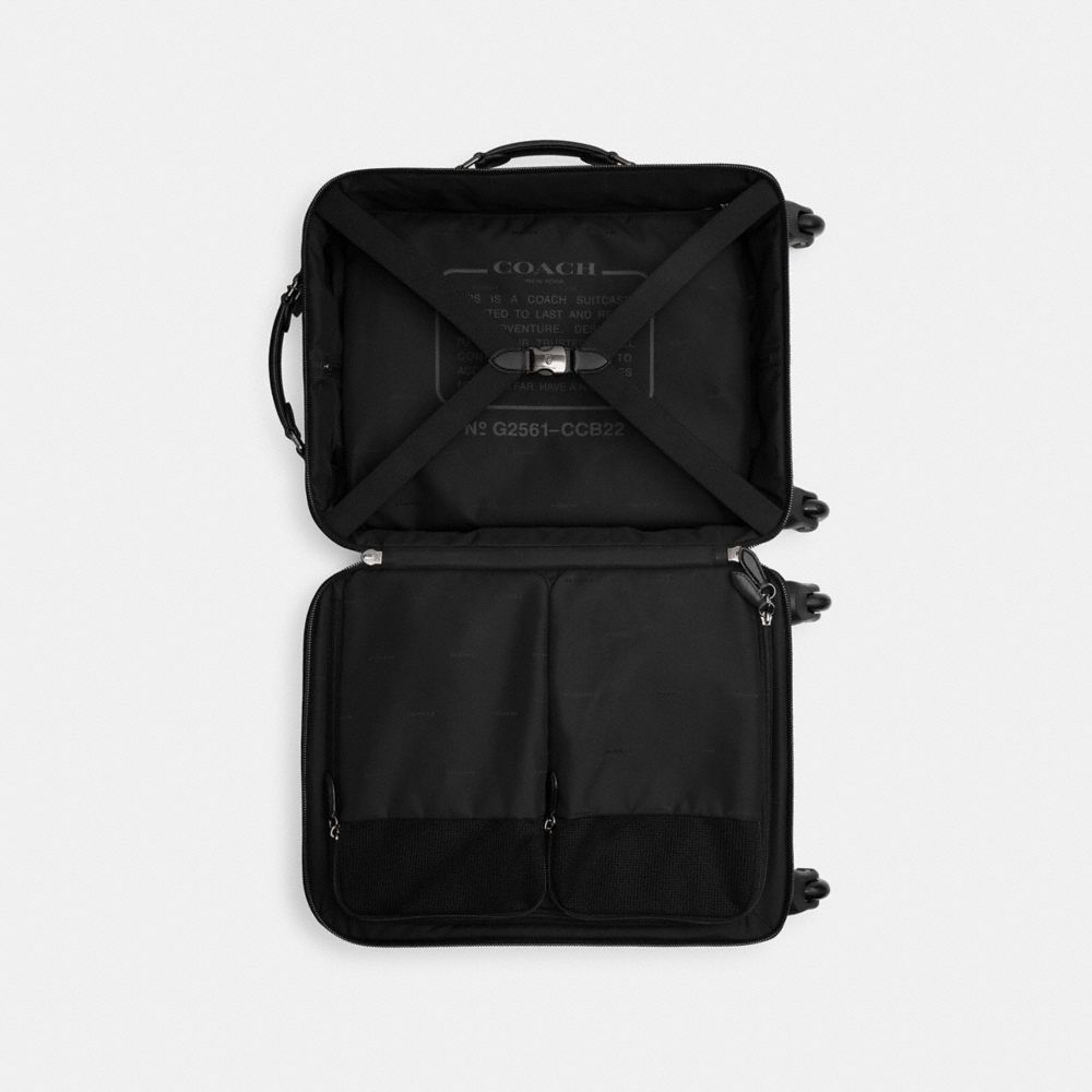 Coach Wheeled Carry On In Signature Canvas