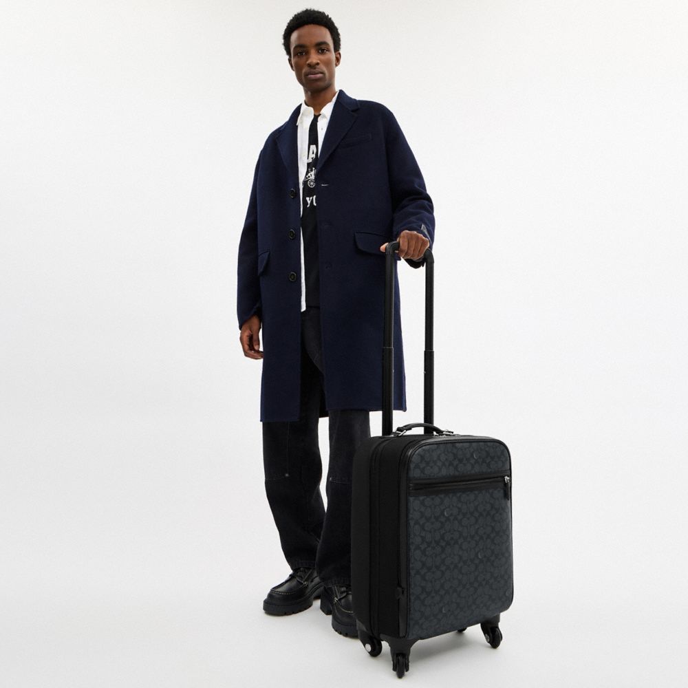 Мужские чемоданы Coach Wheeled Carry On In Signature Canvas — фото 2