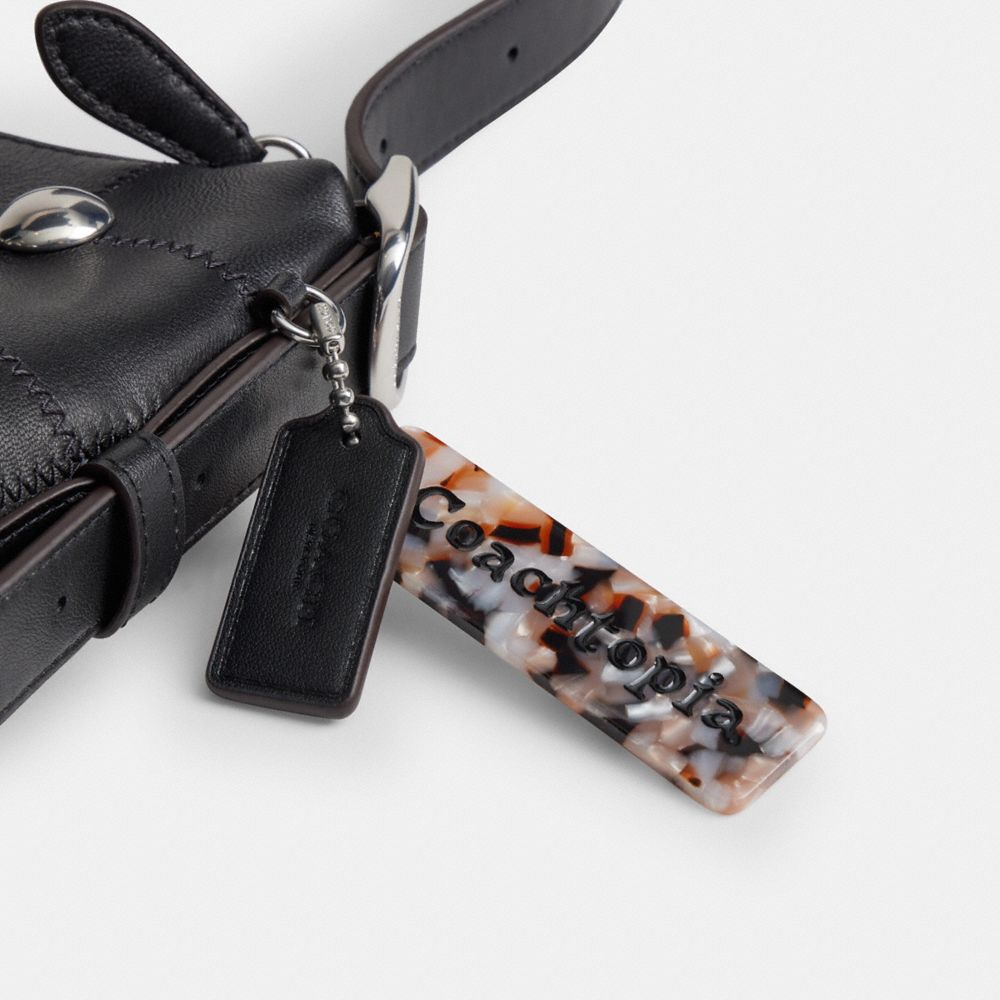 Alter/Ego Slouchy Shoulder Bag In Upcrafted Leather With Rivets