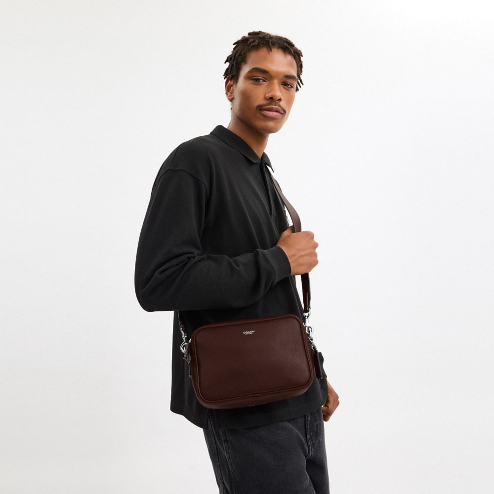 Coach Radio Camera Bag In Brown