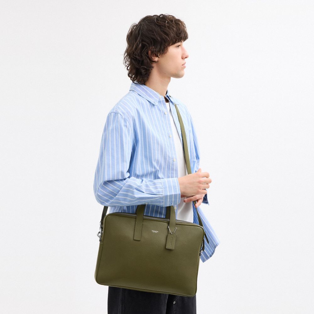 Мужские сумки Coach Carlyle Brief Bag — фото 4