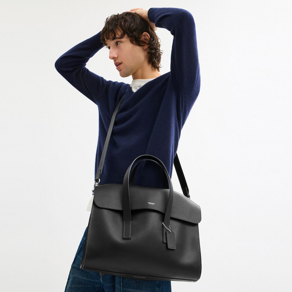 Coach Flatiron Portfolio In Black