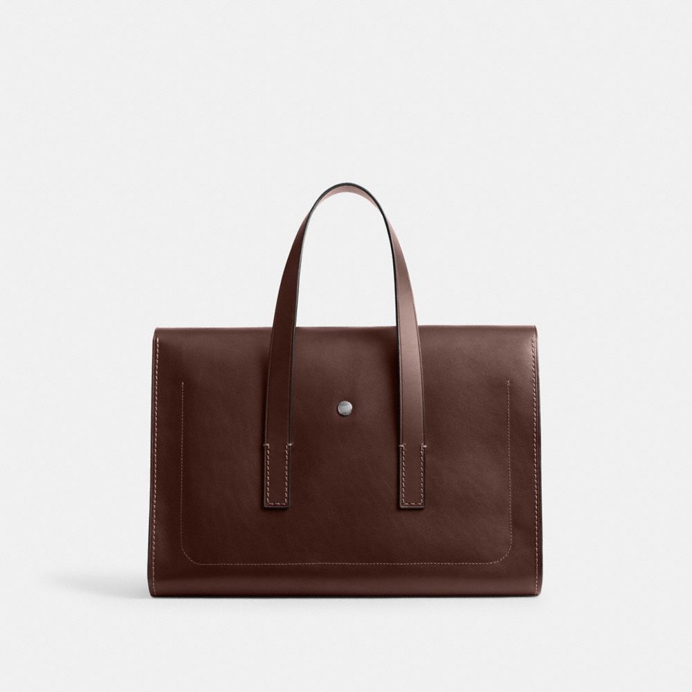 Coach Flatiron Portfolio In Brown