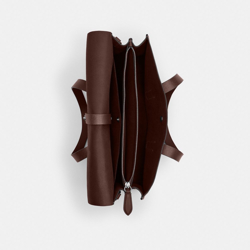 Coach Flatiron Portfolio In Brown