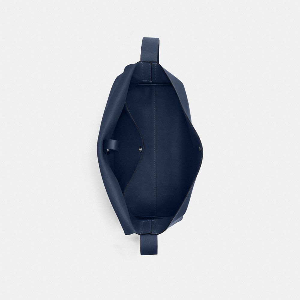 COACH®,Ludlow Messenger Bag,Leather,Crossbody,Lined,Adjustable,Silver Metal,Casual,,Inside View,Top View