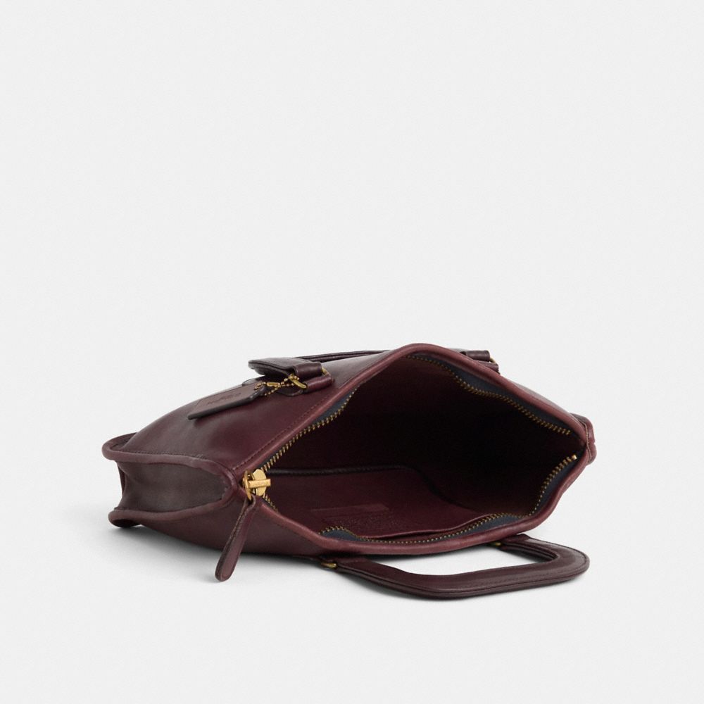 COACH®,Vintage Slim Satchel,,Inside View,Top View