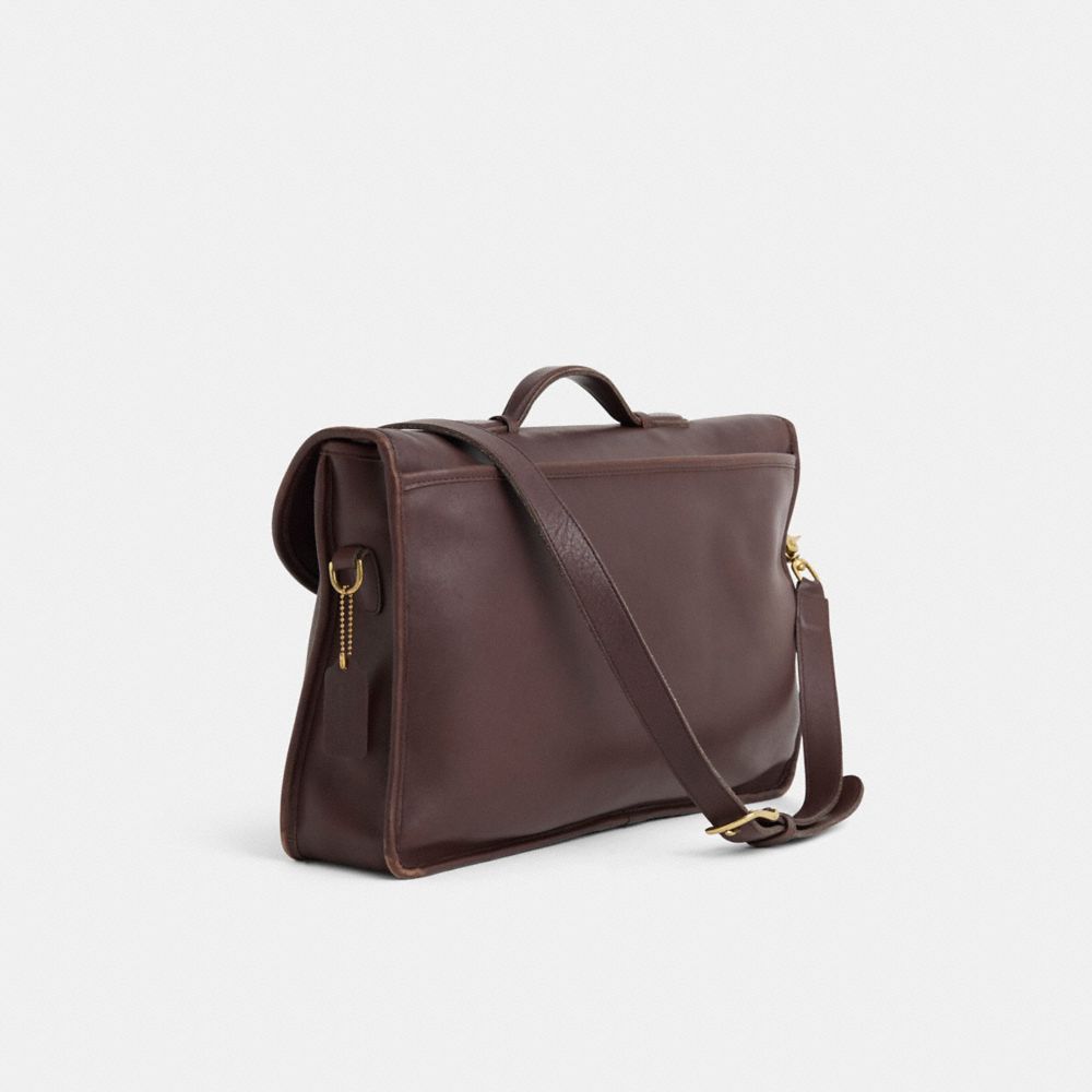 COACH®,Vintage Lexington Brief,,Angle View