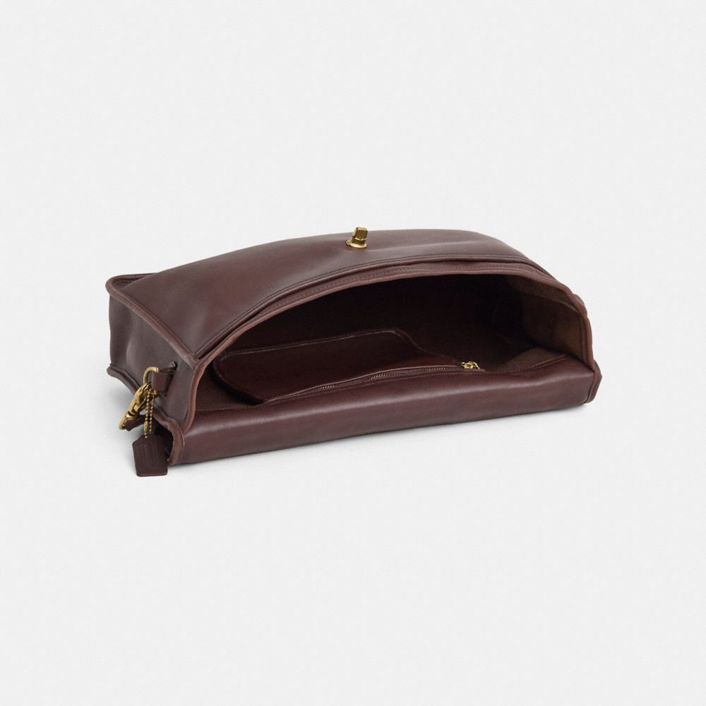 COACH®,Vintage Lexington Brief,,Inside View,Top View