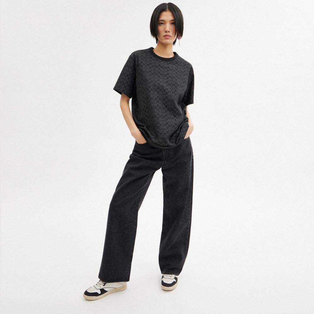 Мужские футболки Coach Signature T-Shirt In Organic Cotton — фото 4