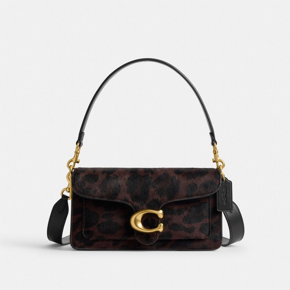Coach Tabby Shoulder Bag 26 In Haircalf With Leopard Print
