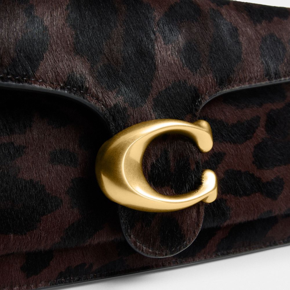 Coach Tabby Shoulder Bag 26 In Haircalf With Leopard Print