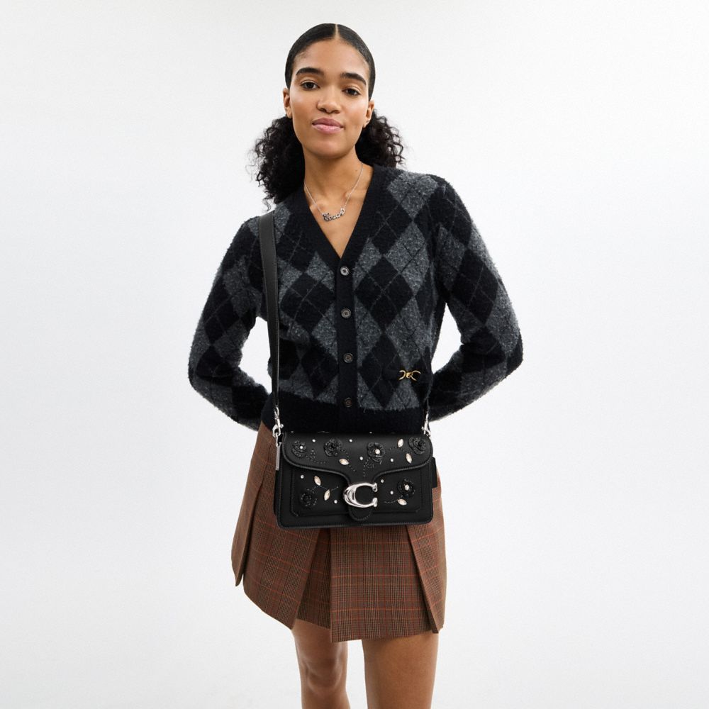 COACH®,Tabby Shoulder Bag 26 With Crystal Embellishment,