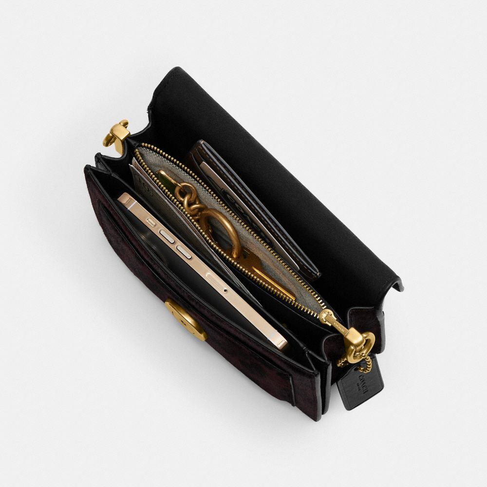 Coach Tabby Shoulder Bag 20 In Haircalf With Leopard Print