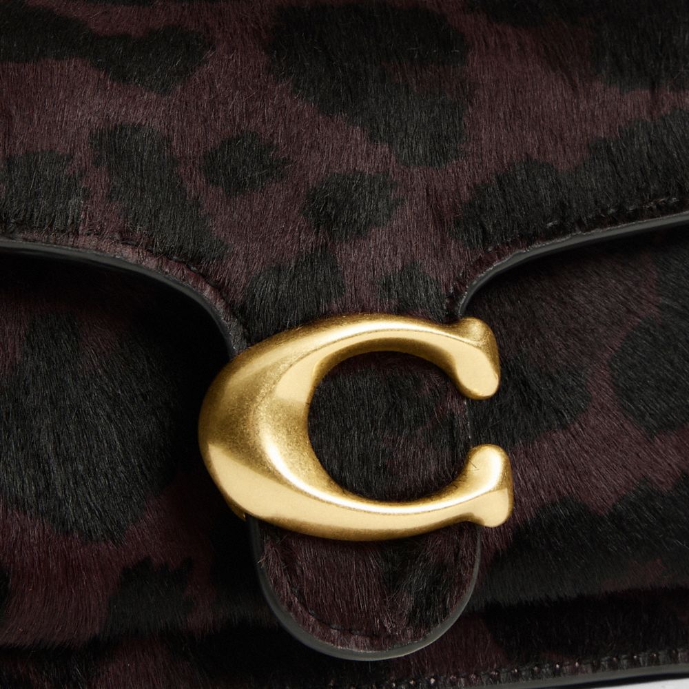Coach Tabby Shoulder Bag 20 In Haircalf With Leopard Print