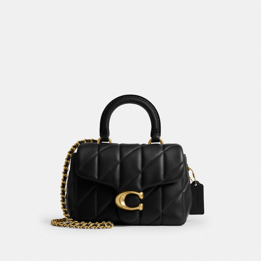 Coach Tabby Top Handle Bag With Quilting In Multi