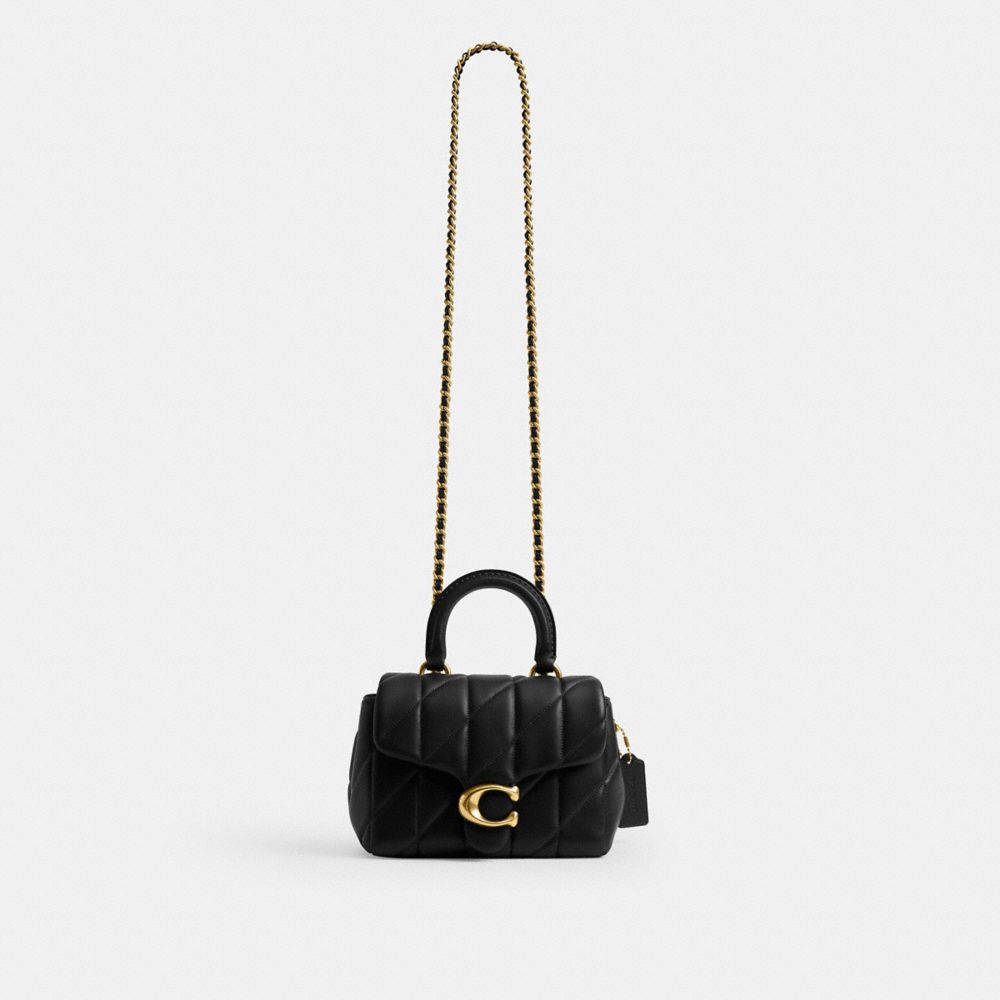 Coach Tabby Top Handle Bag With Quilting In Multi