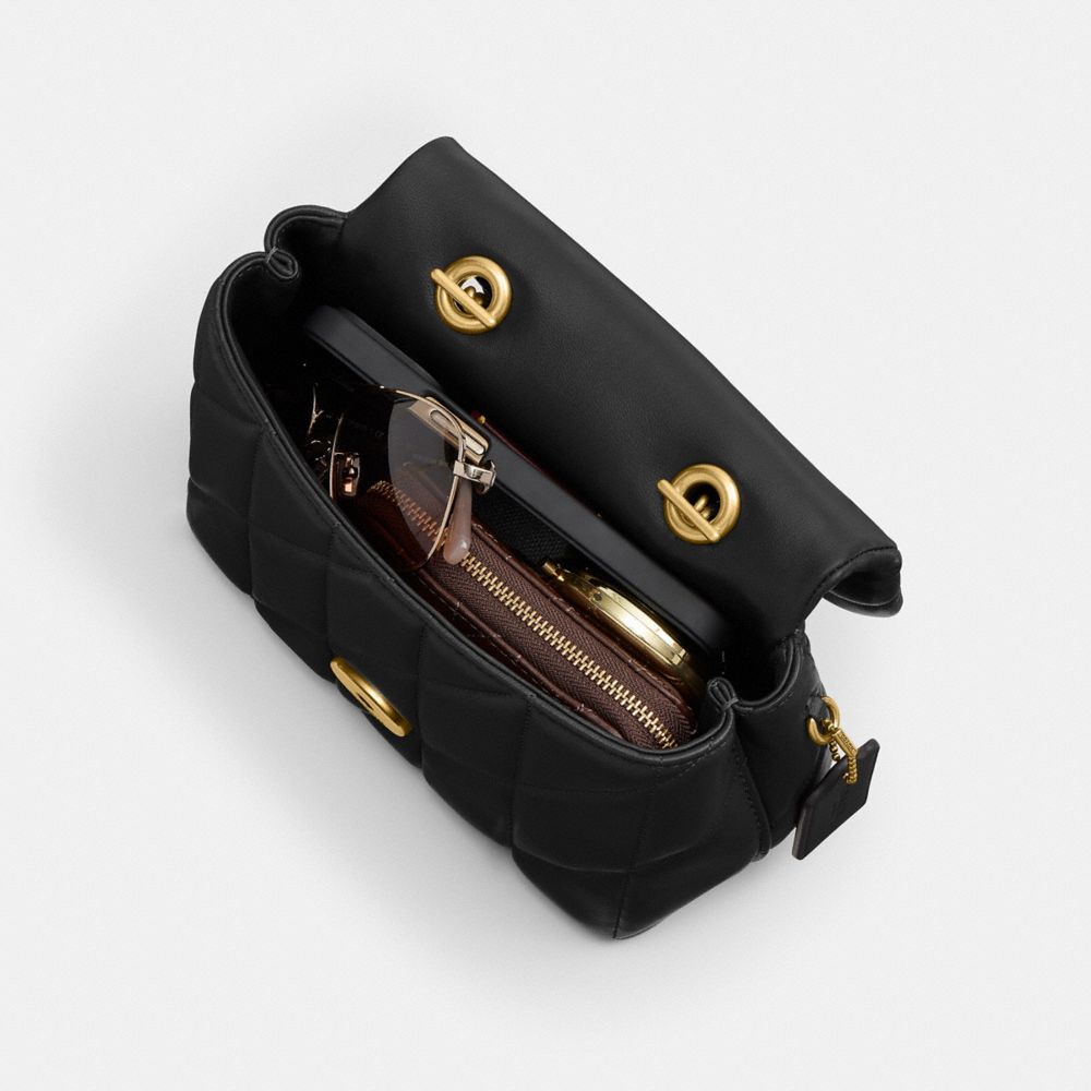Coach Tabby Top Handle Bag With Quilting In Multi