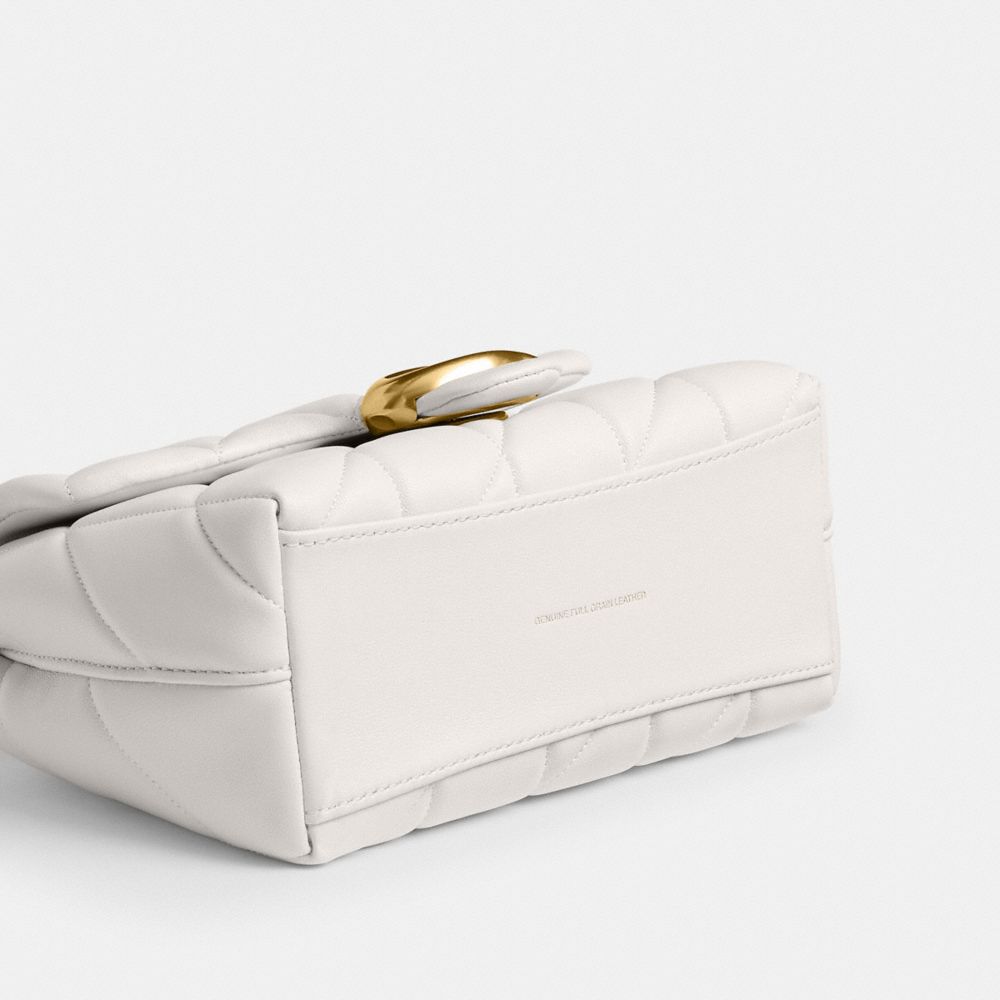 Coach Tabby Top Handle Bag With Quilting In Multi