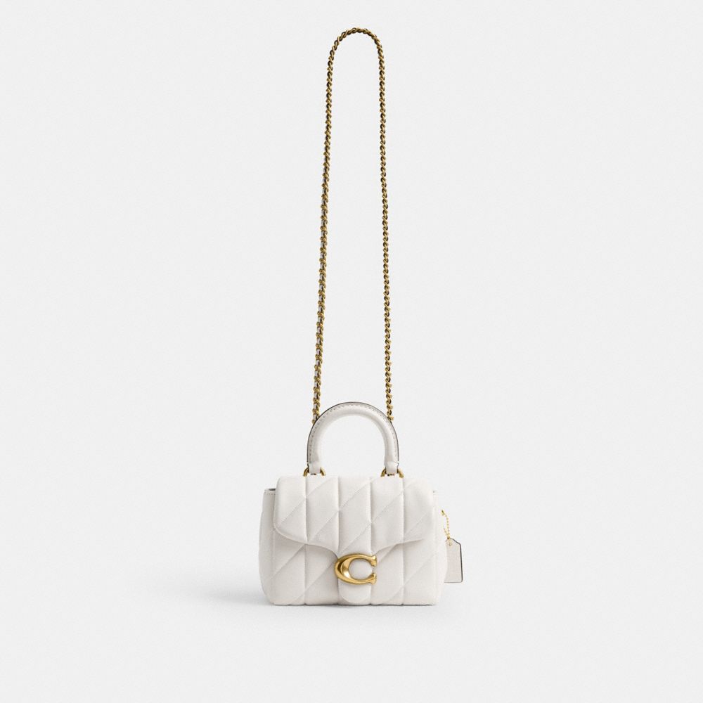 Coach Tabby Top Handle Bag With Quilting In Multi