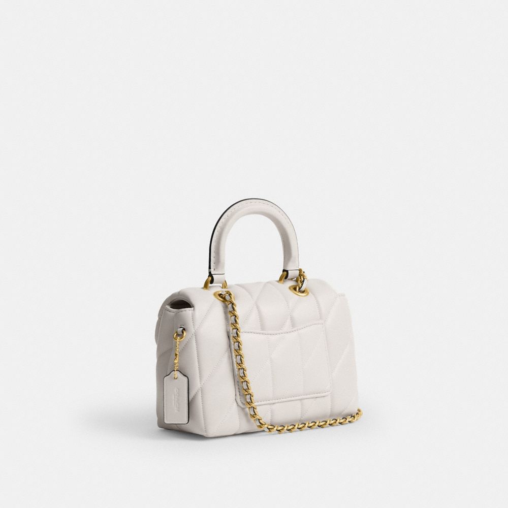 Coach Tabby Top Handle Bag With Quilting In Multi