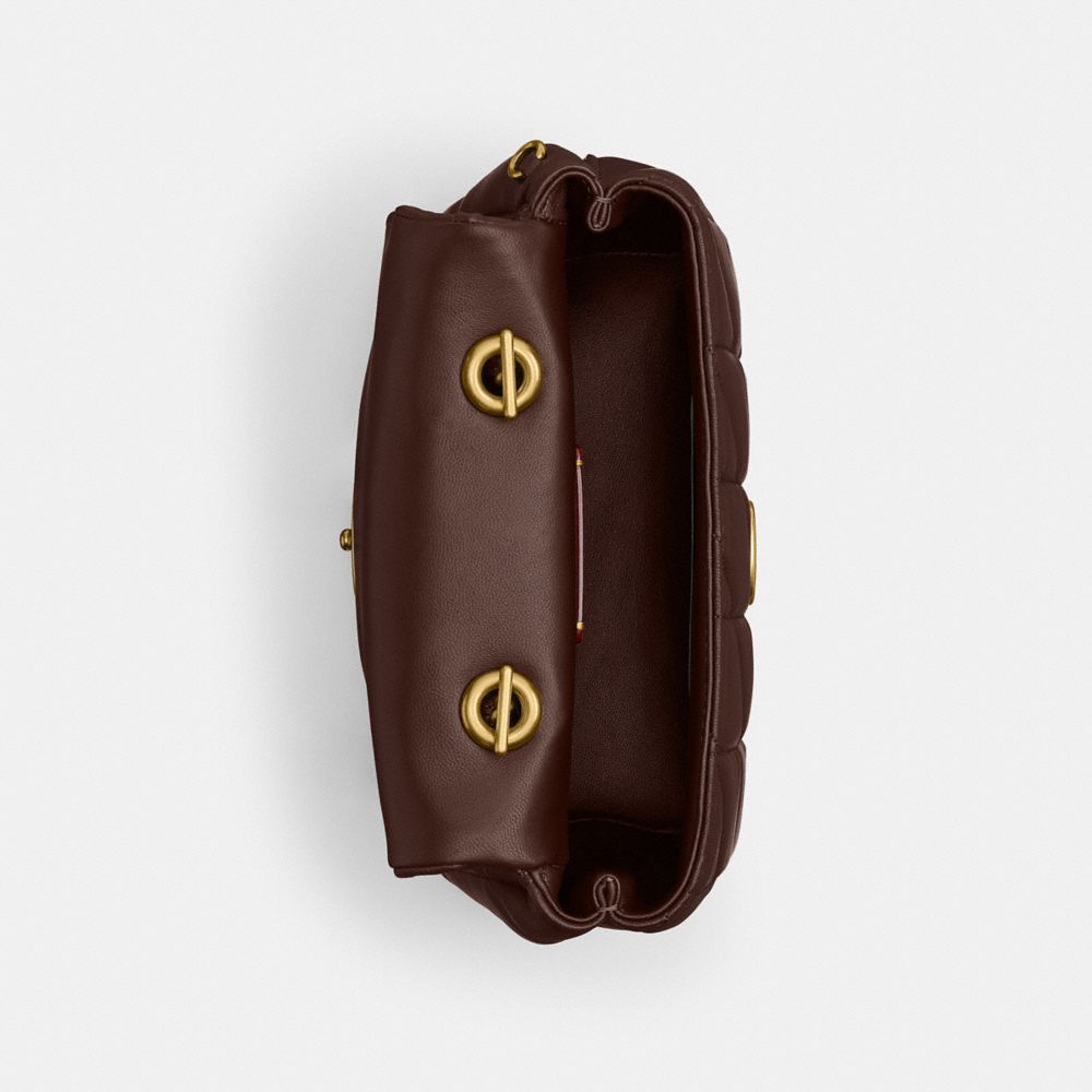 Coach Tabby Top Handle Bag With Quilting In Multi