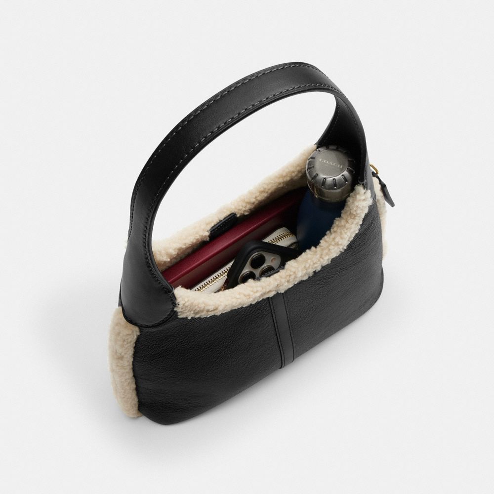 Brooklyn Shoulder Bag 28 In Shearling