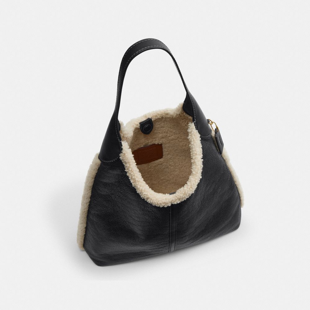 Coach Brooklyn Shoulder Bag 39 In Shearling