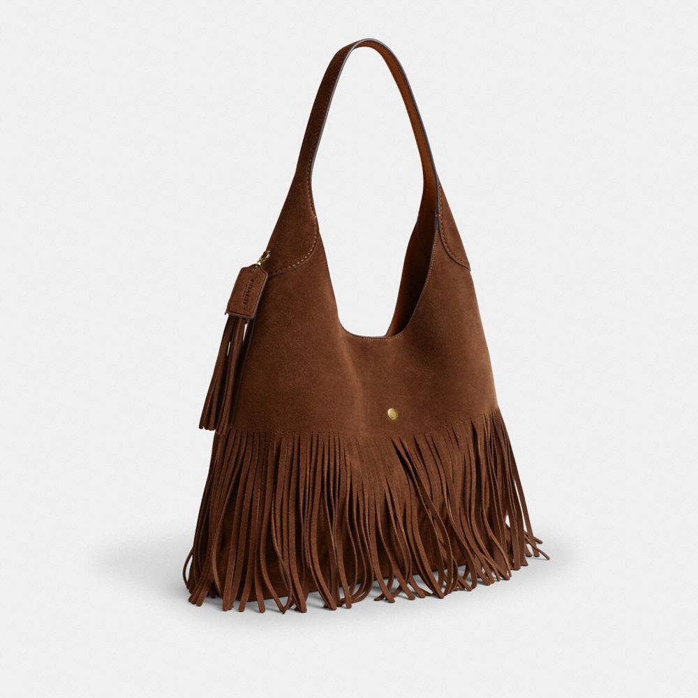 Coach Brooklyn Shoulder Bag 39 With Fringe