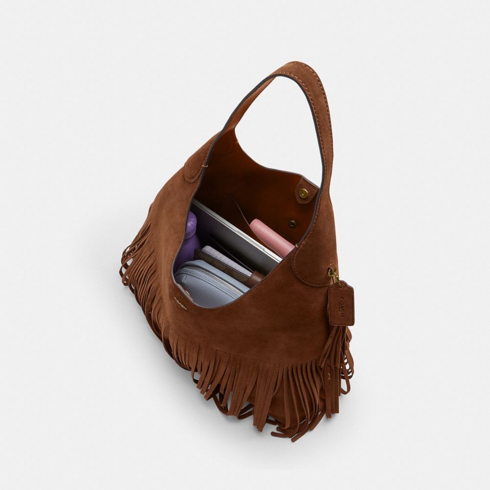 Coach Brooklyn Shoulder Bag 39 With Fringe
