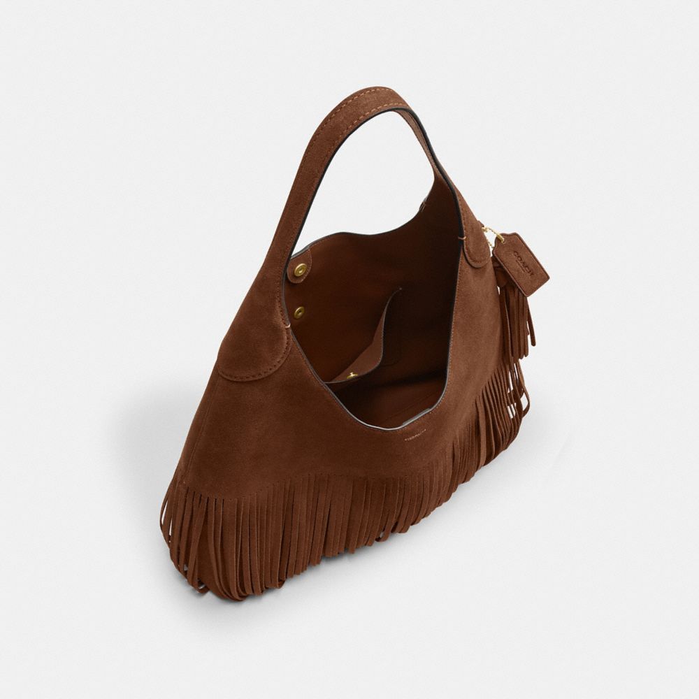 Coach Brooklyn Shoulder Bag 39 With Fringe